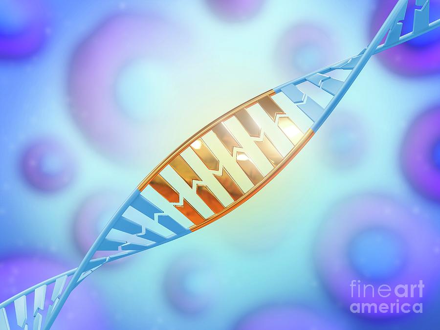 Dna Editing #19 by Maurizio De Angelis/science Photo Library