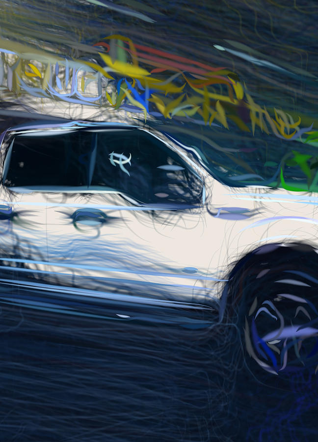 Ford F 150 Drawing Digital Art by CarsToon Concept - Fine Art America