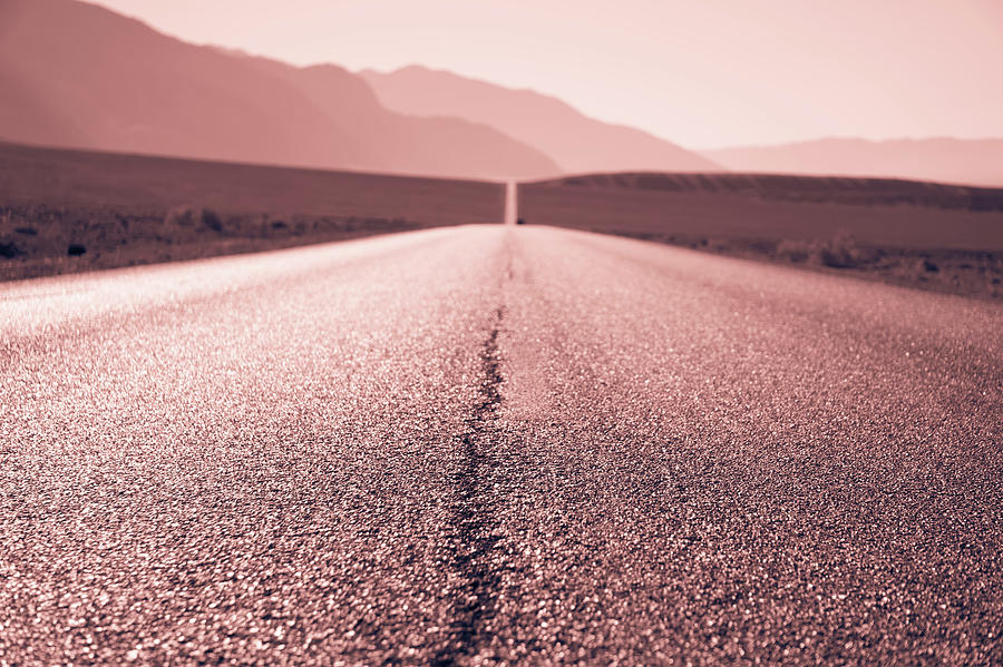 Lonely Road In Death Valley National Park In California #19 Photograph by Alex Grichenko