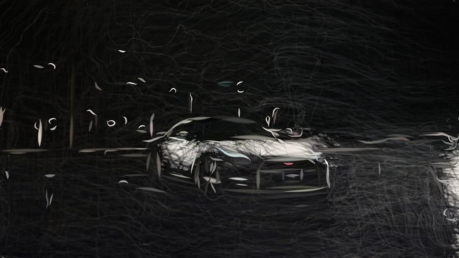 Nissan GT R Draw Digital Art by CarsToon Concept - Fine Art America