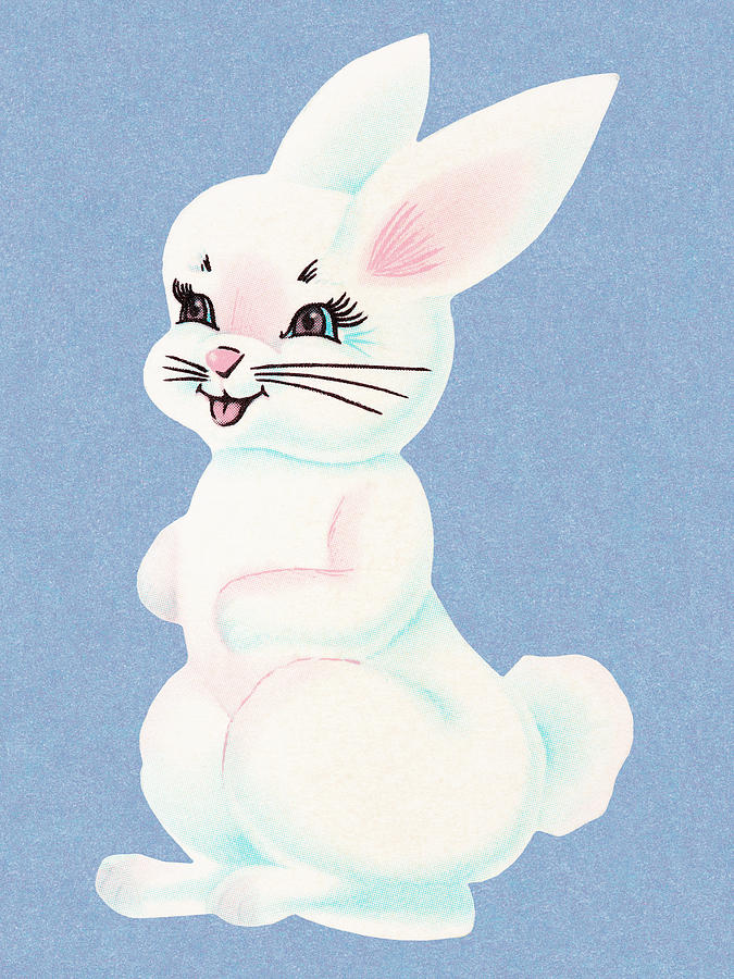 Easter Drawing - Rabbit #19 by CSA Images