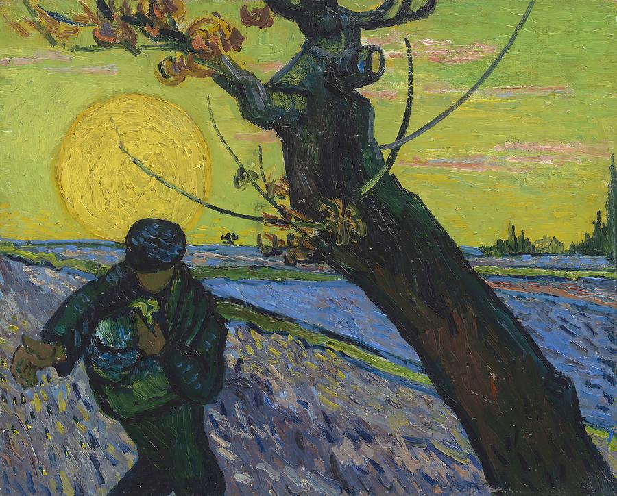 The Sower #18 Painting by Vincent Van Gogh