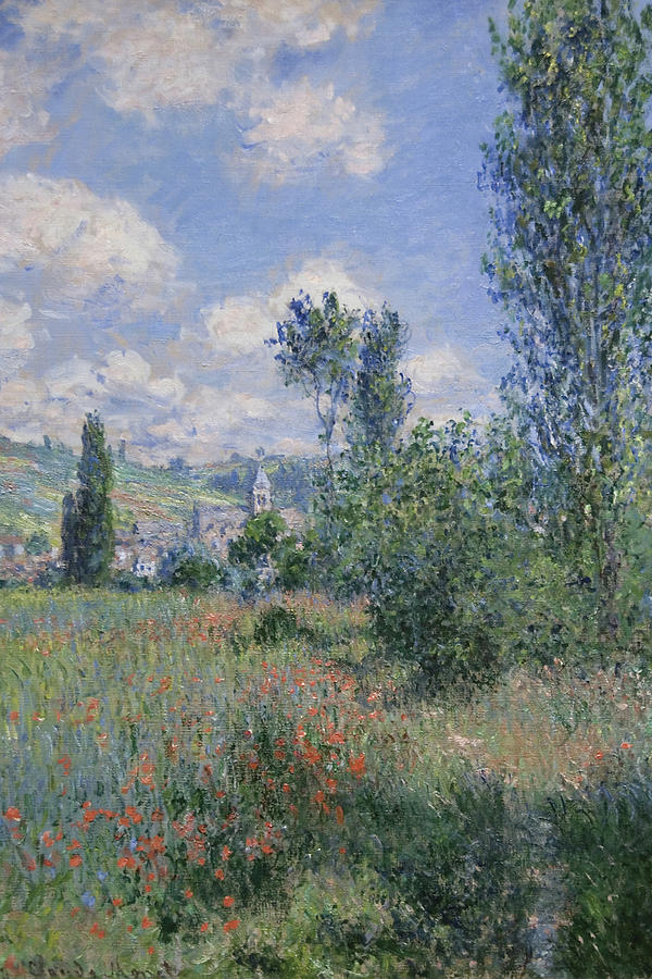 View of Vetheuil #19 Painting by Claude Monet