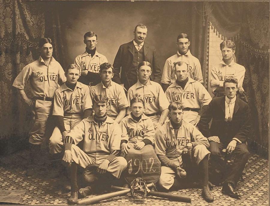 1900 Baseball Olivers Team Photo Photograph by Redemption Road - Fine ...