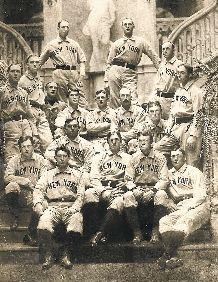 1903 New York Baseball Team Photograph Christy Mathewson Photograph by ...