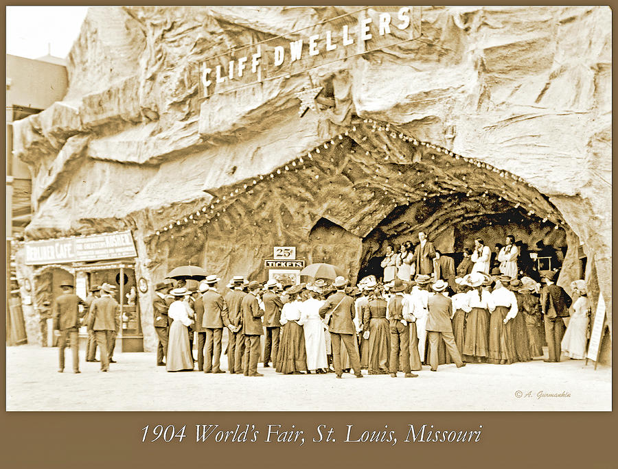 1904 Worlds Fair, Cliff Dwellers Exhibit Photograph by A Macarthur Gurmankin