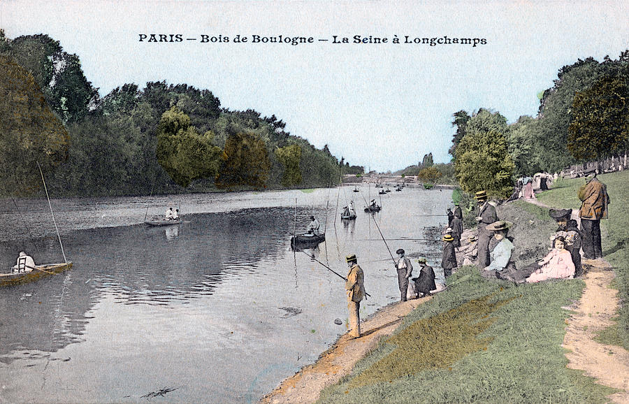 1905 Seine River Paris France Painting by Historic Image