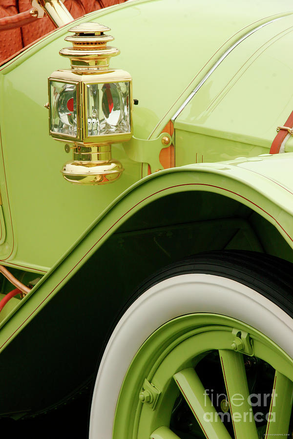 1913 Lozier Fender And Lamp Detail Photograph by Lucie Collins