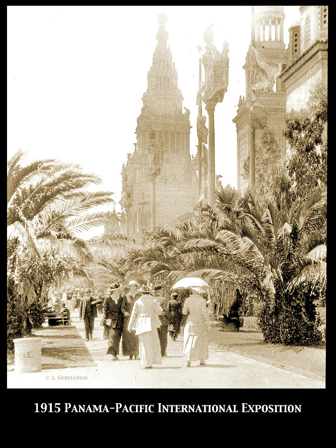1915 Panama-Pacific International Exposition Photograph by A Macarthur Gurmankin