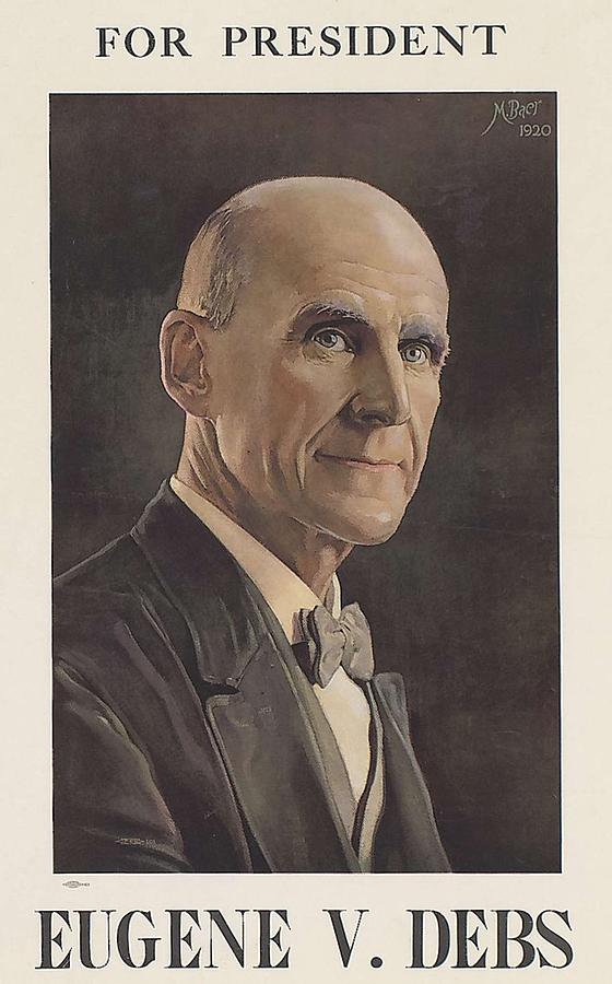 1920 Eugene V. Debs Campaign Poster Photograph by Redemption Road