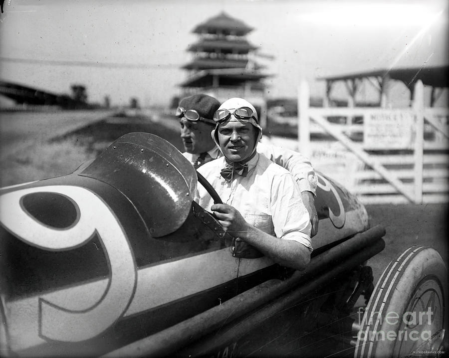 1920s Driver And Riding Mechanic Indy 500 Photograph by Retrographs