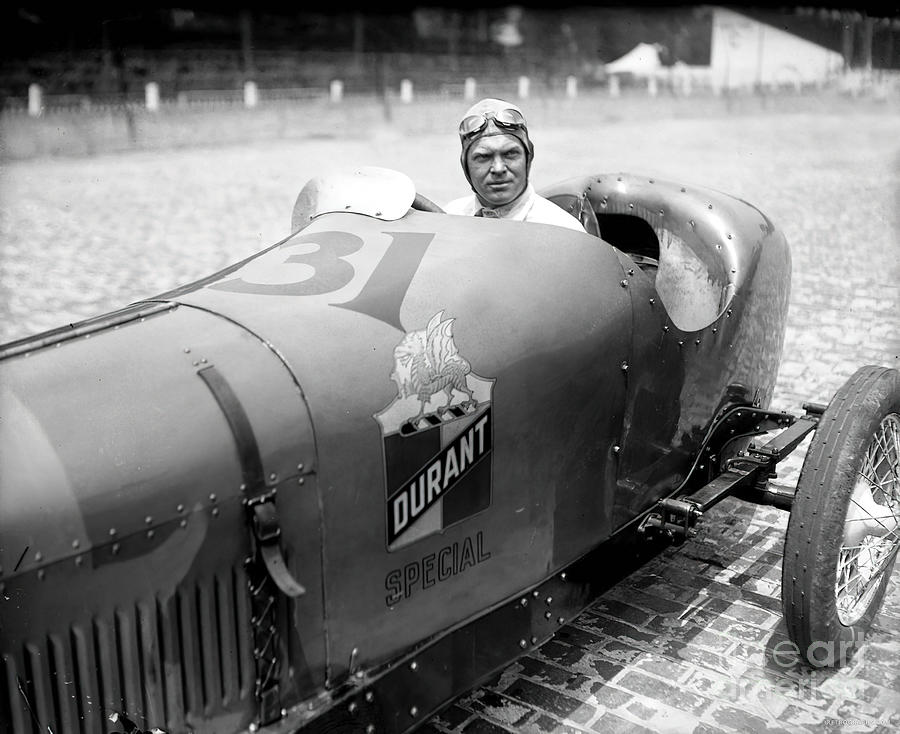 1920s Durant Special With Driver At Indy 500 Photograph by Retrographs