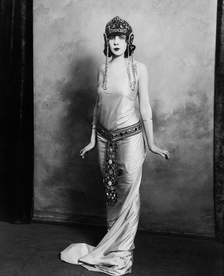 1920s Woman Wearing Exotic Egyptian Photograph By Vintage Images Fine
