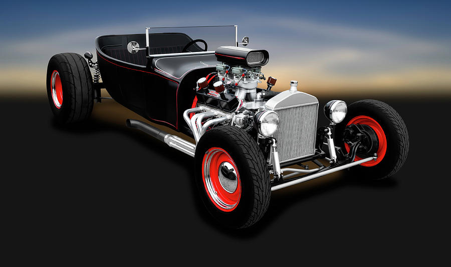 1923 Ford T-Bucket Roadster  -  1923fordtbucketroadster196320 Photograph by Frank J Benz