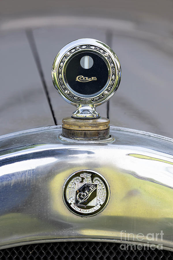 1925 Cole Brouette Hood Ornament Photograph by Dennis Hedberg