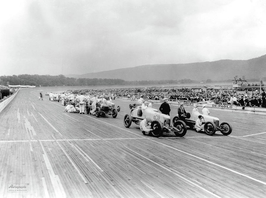 1926 Altoona Board Speedway Photograph by Retrographs