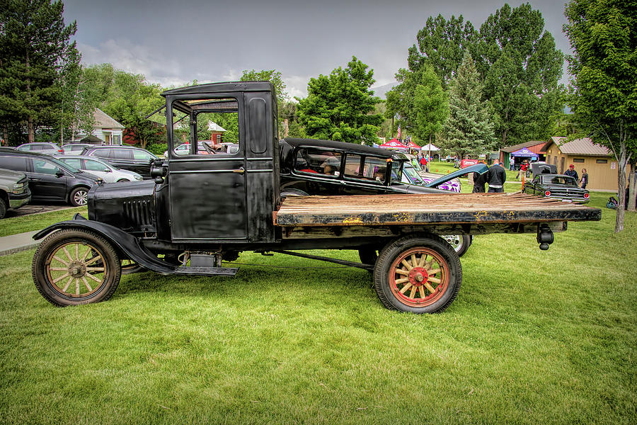 1954 Ford F 500 2 Ton Flatbed Truck Vintage Clean