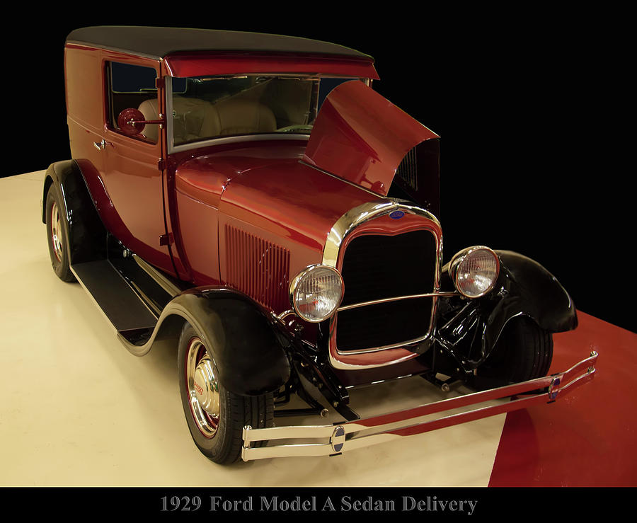 Ford Photograph - 1929 Ford Model A Sedan Delivery by Flees Photos