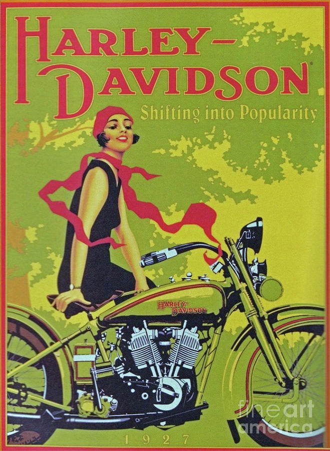 1929 Harley Davidson Photograph by Steven Parker