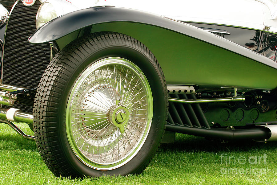 1930 Bugatti Type 59 Wheel Detail Photograph by Lucie Collins