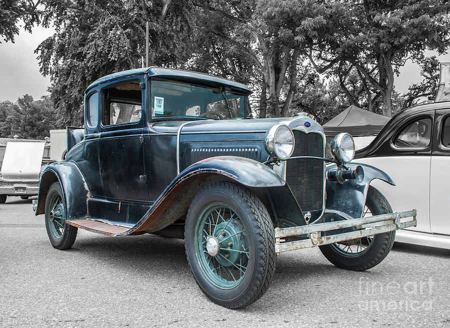 Vintage Photograph - 1930 Ford Model A by Tony Baca