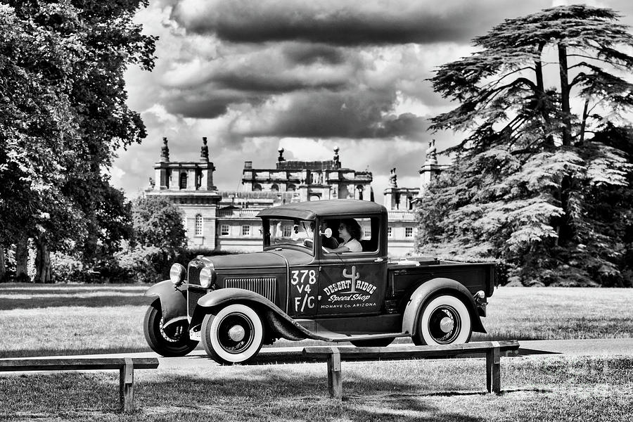 1930 Ford Pickup Truck at Blenheim palace Photograph by Tim Gainey