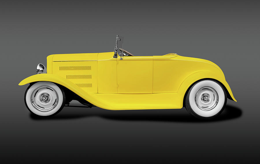 1930 Ford Roadster Convertible   -  convertible1930fordroadsterfa186020 Photograph by Frank J Benz