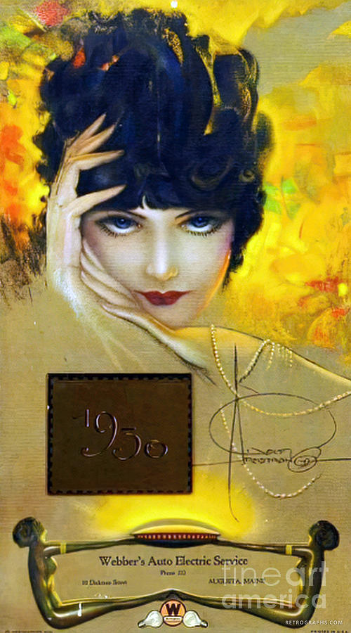 1930 Gardner Electric Light Company Advertisement Mixed Media by Rolf Armstrong