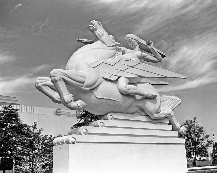 1930s 1939 Worlds Fair Monument Photograph By Vintage Images   1930s 1939 Worlds Fair Monument Vintage Images 