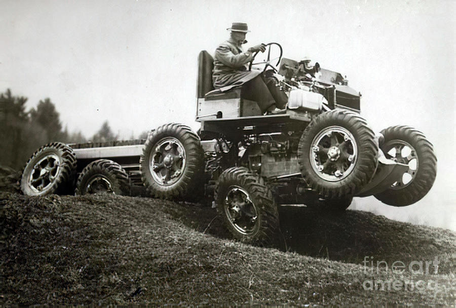 1930s Atv In Driver Demonstration Photograph by Retrographs