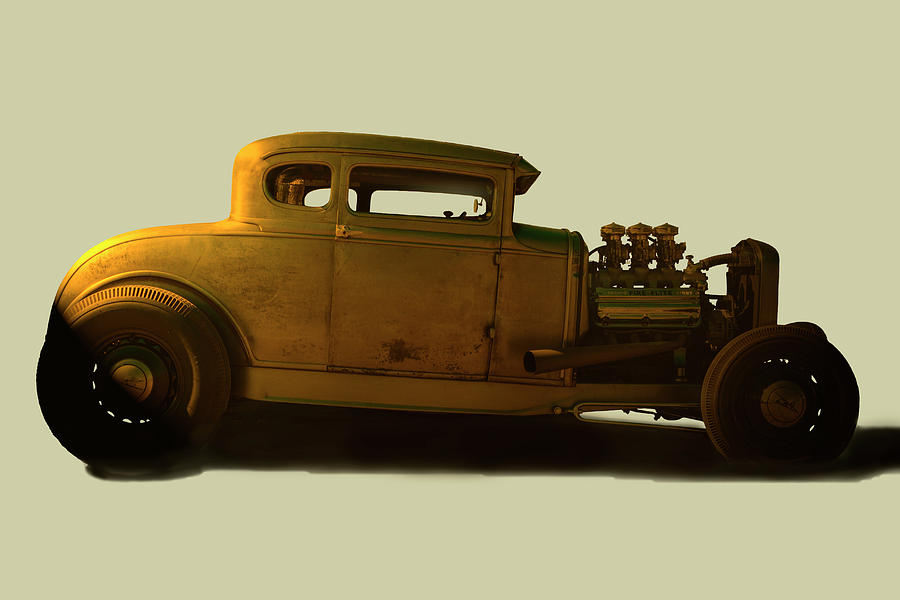 Motorcycle Digital Art - 1931 Ford Hot Rod 2 by Timothy Rohman