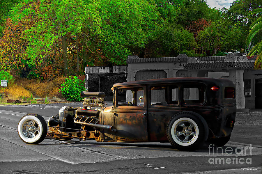 1931 Ford Rat Rod Sedan Photograph by Dave Koontz - Fine Art America