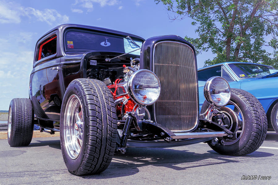 1932 Ford 3 window coupe hot rod Photograph by Ken Morris