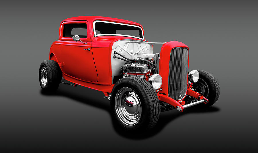 1932 Ford 3-Window Deuce Coupe  -  1932fordthreewindowcoupefa138139 Photograph by Frank J Benz