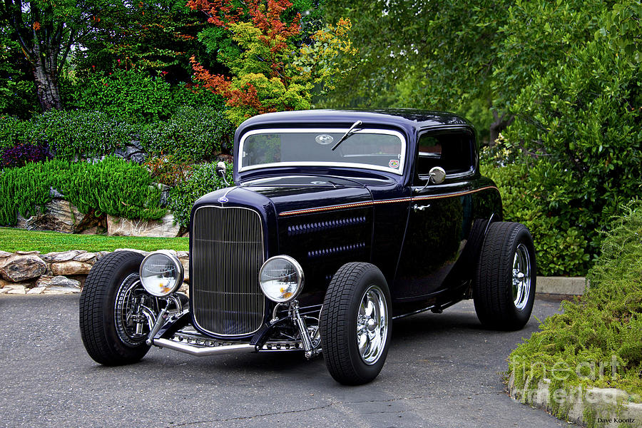 1932 Ford Coupe Purple Reign I Photograph by Dave Koontz
