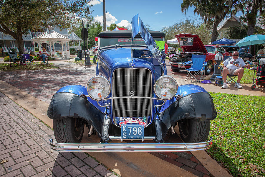 1932 Ford Model 18 V8 Convertible 101 Photograph by Rich Franco