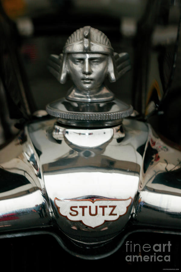 1932 Stutz Hood Ornament Photograph by Lucie Collins