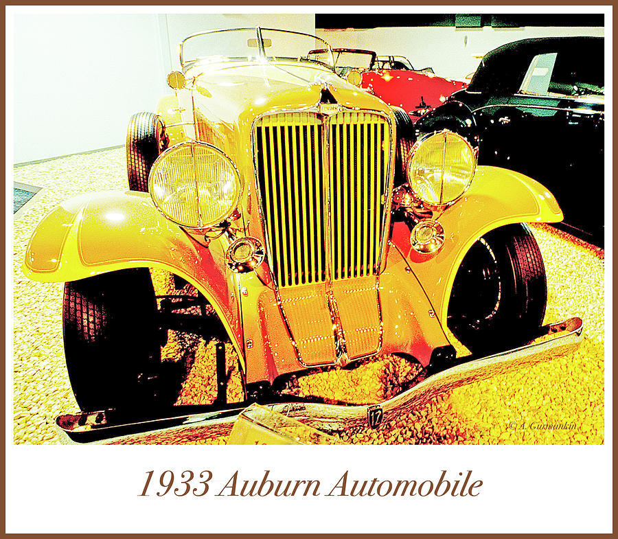 1933 Auburn Automobile Photograph by A Macarthur Gurmankin