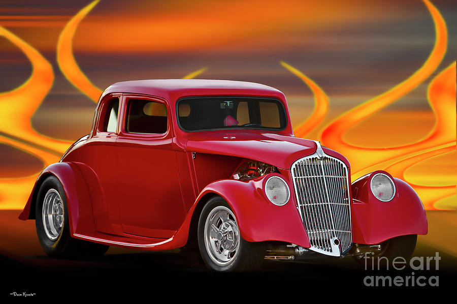 1933 Willys Hell Fire Coupe Photograph by Dave Koontz