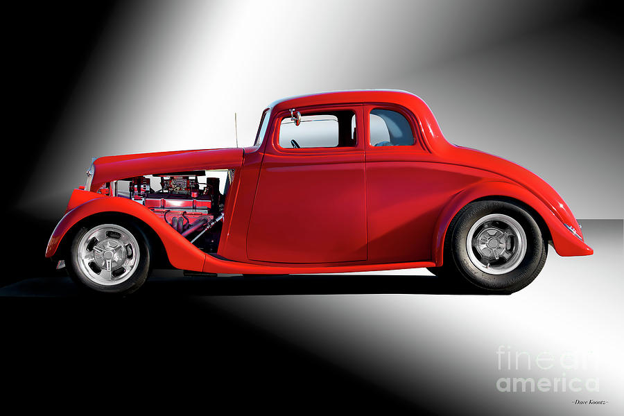 1933 Willys Model 77 Coupe 'Studio Profile' Photograph By Dave Koontz ...