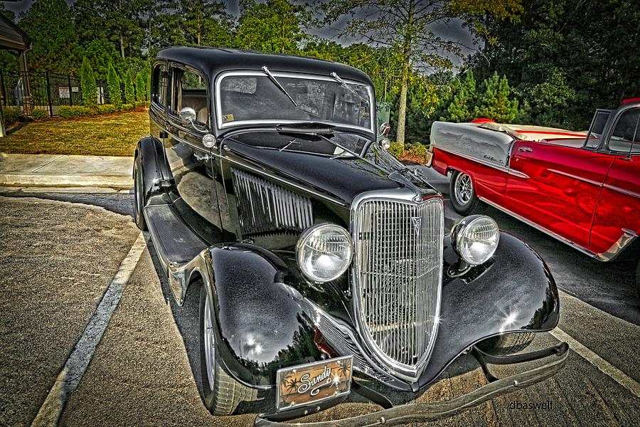 Old Cars Photograph - 1934 Beside 1955 1934 by Dennis Baswell Old Cars Photograph - 1934 Beside 1955 1934 by Dennis Baswell