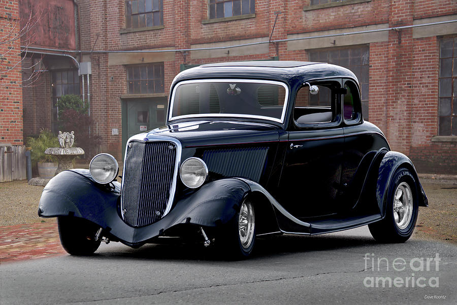 1934 Ford classic Five-window Coupe Photograph