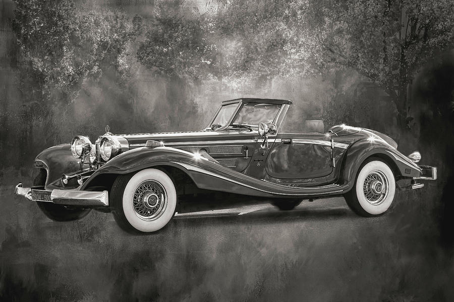 1934 Mercedes - Benz- B W Photograph by Donna Kennedy