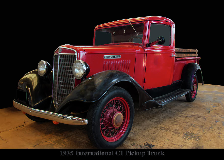 C1 Photograph - 1935 International C1 Pickup truck by Flees Photos