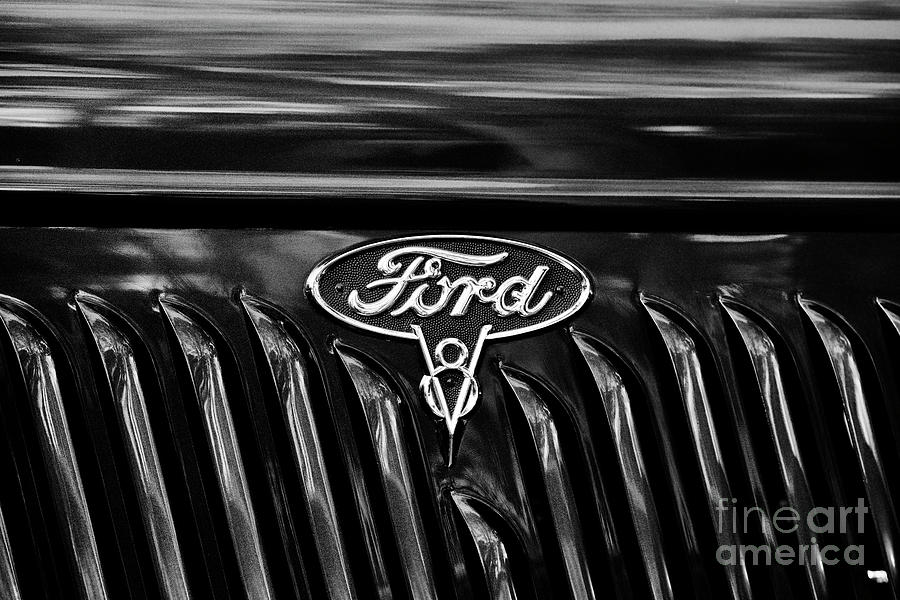 Car Photograph - 1936 Ford Pick Up V8 by Tim Gainey