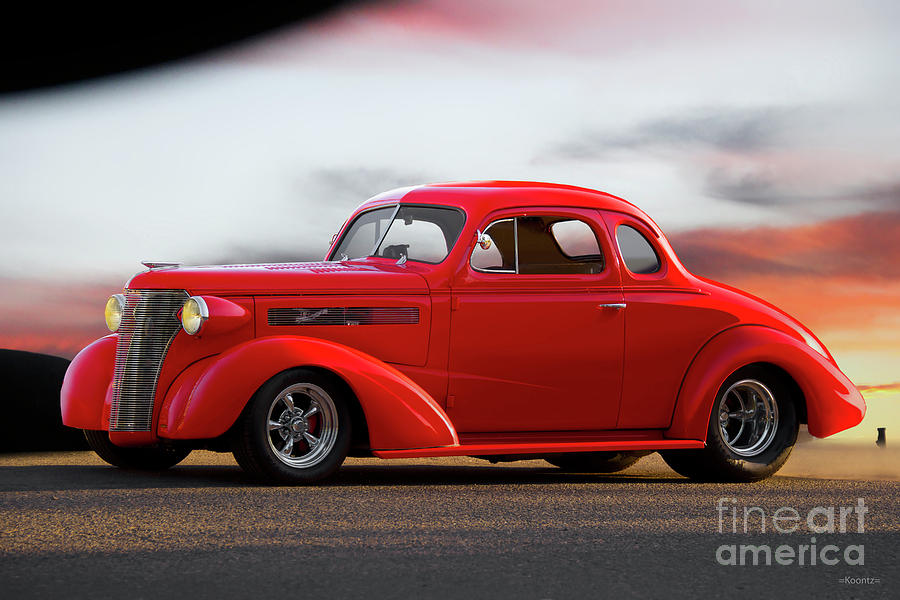 1937 Chevrolet Master Deluxe Coupe Photograph by Dave Koontz