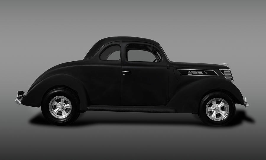 1937 Ford 5 Window Coupe  -  1937ford5windowcoupefine173589 Photograph by Frank J Benz