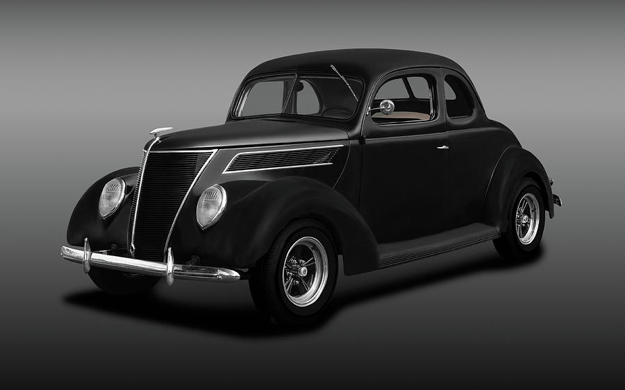1937 Ford 5 Window Coupe  -  1937ford5windowcoupefine173664 Photograph by Frank J Benz