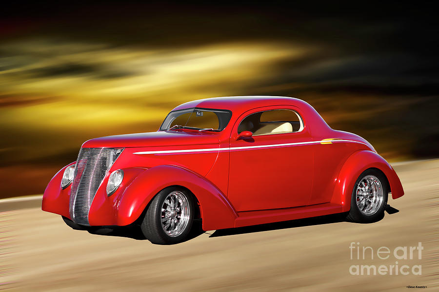 1937 Ford Deluxe Coupe Photograph by Dave Koontz - Fine Art America