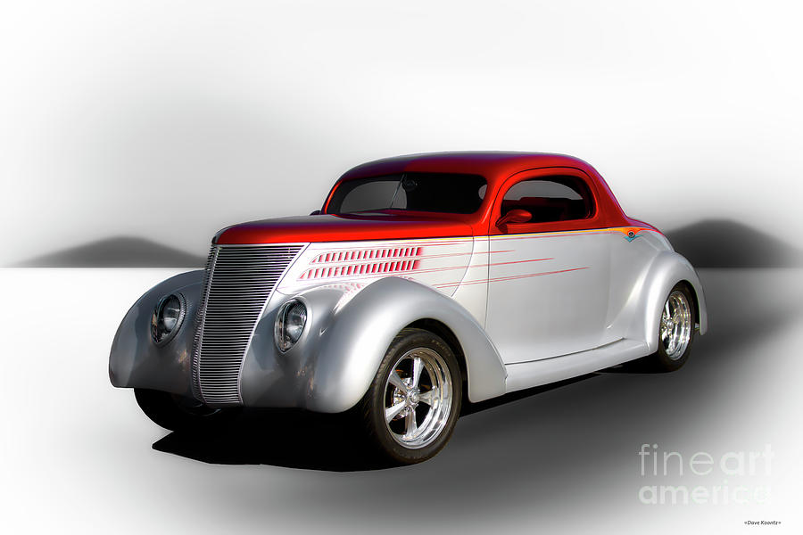 1937 Ford Three-Window Coupe Photograph by Dave Koontz - Fine Art America